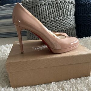 Christian Louboutin New Simple Pump Nude Patent Leather